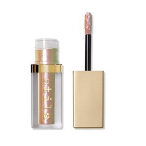 Stila Glitter & Glow Liquid Eye Shadow in Shade Wanderlust - sheer gold